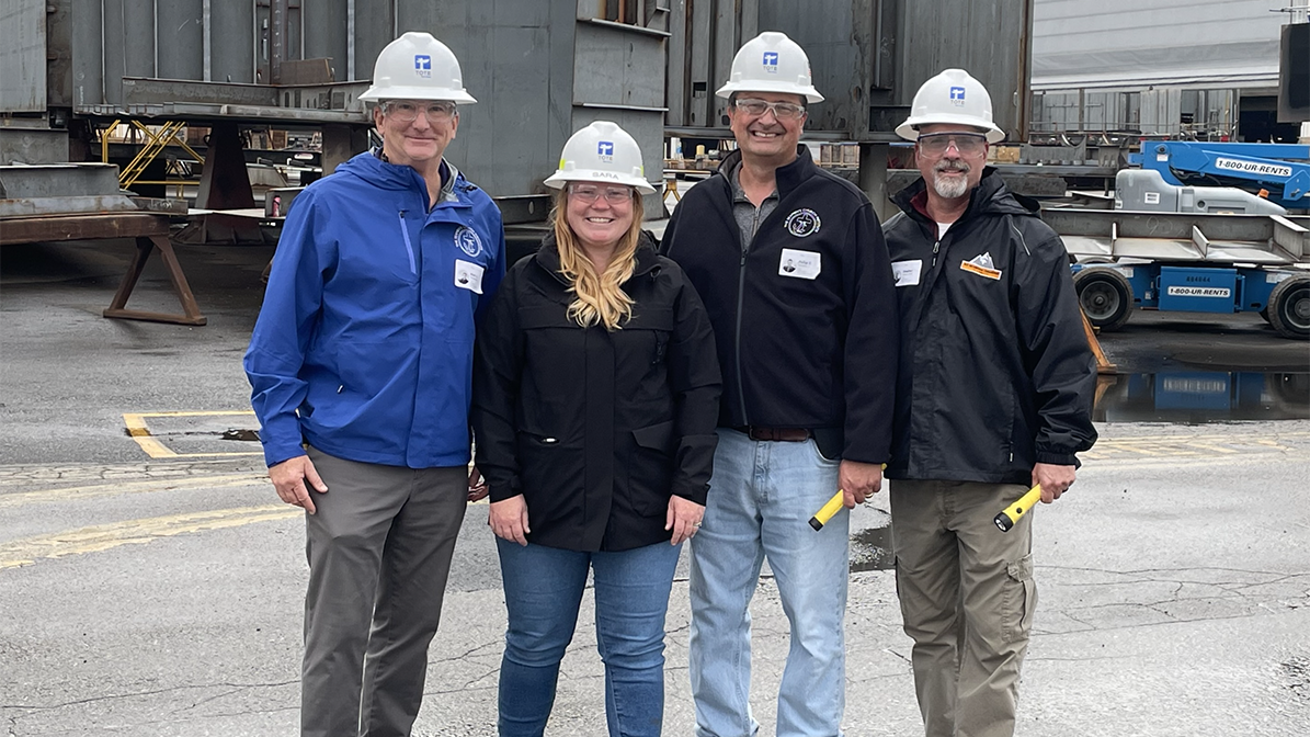 SCI Team Visits Philly Shipyard and Training Ship Construction